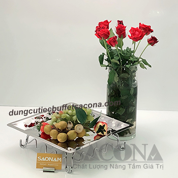 BỘ CHÂN VÀ DĨA INOX TRƯNG BÀY THỨC ĂN SN#5243058 SACONA (2)