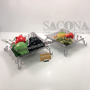 BỘ CHÂN VÀ DĨA INOX TRƯNG BÀY THỨC ĂN SN#5243059 SACONA (3)