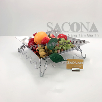 BỘ CHÂN VÀ DĨA INOX TRƯNG BÀY THỨC ĂN SN#5243059 SACONA (4)