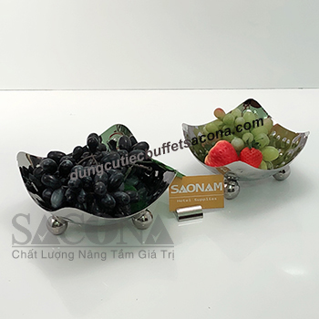 DĨA INOX TRƯNG BÀY THỨC ĂN SN#5243052 SACONA (2)