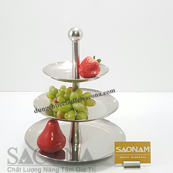 LAYER FRUIT TRAY GIÁ ĐỂ TRÁI CÂY 3 TẦNG SNC520501 SACONA