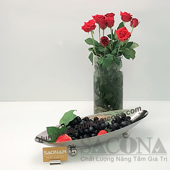 THUYỀN INOX TRƯNG BÀY THỨC ĂN SN#524020(1)SACONA