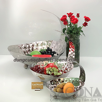 THUYỀN INOX ĐỂ TRÁI CÂY SN#5243030 SACONA (2)