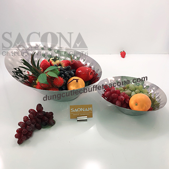 TÔ INOX TRƯNG BÀY THỨC ĂN SN#5243071 SACONA (2)